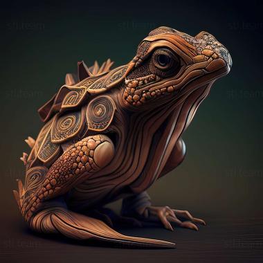 3D model Ericabatrachus baleensis (STL)